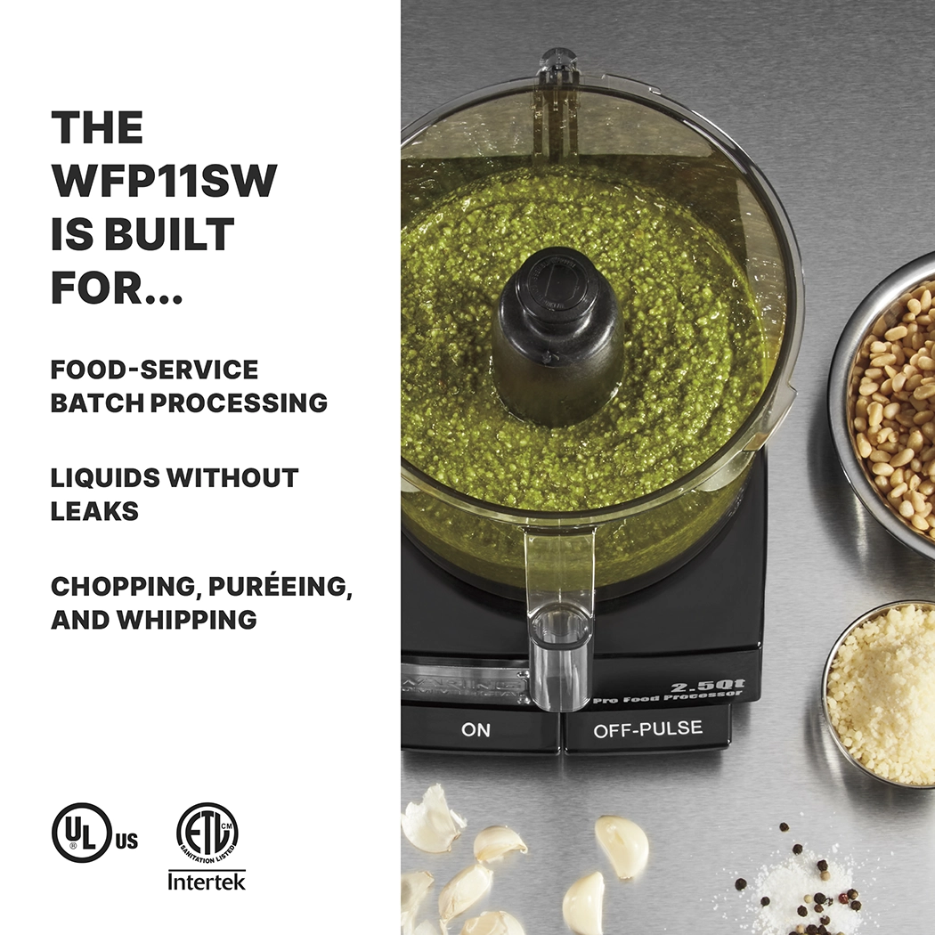2.5-Quart Food Processor with Flat Lid